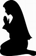 Woman Praying Silhouette Vector Art, Icons, and Graphics for Free Download