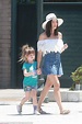Jenna Dewan Tatum is chic in straw hat and denim skirt | Daily Mail Online