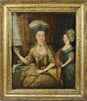 Pittore del XVIII secolo, Ritratto della Regina Carlotta di Meclemburgo ...