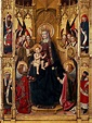 Jaume Huguet - Madonna and Child Enthroned with Angels. 1450 | Google ...