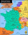 a map of the region of rio de francia in spanish and english, with its ...