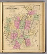 Map of Kennebec County, Maine. (1885) : Colby, George N. : Free ...