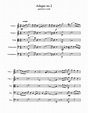 Adagio no.2 Sheet music | Download free in PDF or MIDI | Musescore.com