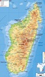 Madagaskar Karte Städte