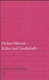 Amazon.de: Kultur und Gesellschaft 1 - Herbert Marcuse: Bücher Edition ...