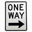 Brady 24 in. x 18 in. Aluminum One Way Sign 94197 - The Home Depot