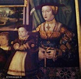 Duke Wilhelm's Wife Jacobäa von Baden with Daughter, by Peter Gärtner ...