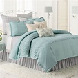 Lauren Conrad Lily Reversible Comforter ONLY TWIN / TWIN XL Dusty Teal ...