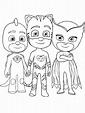 Heroes En Pijamas Para Colorear Catboy / Dibujos Para Colorear Para ...