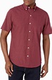 Van Heusen Men's Wrinkle Free Short Sleeve Button Down Check Shirt ...