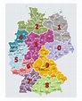 Deutsche Postleitzahlen Karte