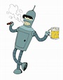 Futurama Bender PNG transparent image download, size: 988x1240px