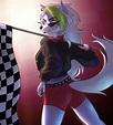 Roxanne Wolf raceway uniform fanart by shogummi on DeviantArt