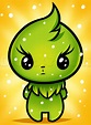 How to Draw Kawaii Grinch, Step by Step, Characters, Pop Culture, FREE ...