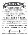 The Lord's Prayer | Free Printable | Sincerely, Sara D.