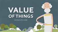 💧💎 The Value Of Things - How Do We Determine It? - YouTube