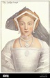 HOLBEIN-HENRY VIII: Lady Frances Howard, Countess of Surrey (Bartolozzi) , 1884 Stock Photo - Alamy