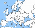 Blank Political Map Of Europe 2013