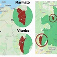 Ubicación de los municipios Marmato y Viterbo (Caldas, Colombia ...