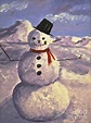 Christmas Snowman Painting by Phyllis Kaltenbach - Fine Art America
