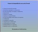 Total 64+ imagen frases de despedida de cartas formales - Viaterra.mx