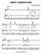 Since U Been Gone sheet music by Kelly Clarkson (Piano, Vocal & Guitar ...