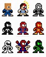 8-bit Spider-Man Through the Ages by 8BitHeroDotOrg on DeviantArt ...