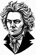 Tas bien guapo Beethoven | Compositores musica, Compositores de musica ...