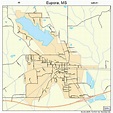 Eupora Mississippi Street Map 2823420