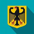 Coat of arms of Germany icon, flat style 14865431 Vector Art at Vecteezy