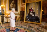 Este es el inmenso retrato que le regalaron a la reina Isabel II