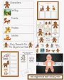 The Gingerbread Man Characters Printable This Activity Can Be Used To ...