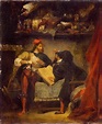 Eugène Delacroix, paintings Faust and Mephistopheles 1827-1828 ...