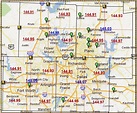 Zip code map Dallas - Dallas Texas zip code map (Texas - USA)