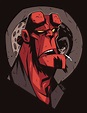 Hellboy Head Sketch | Hellboy art, Comic books art, Character art