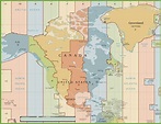 The North America Time Zone Map | Large Printable Colorful | WhatsAnswer