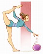 rhythm-gymn | Dancing drawings, Gymnastics, Gymnastics wall art