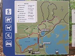 This is the map of the nature trails in the Kensington Metropark nature ...