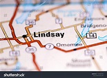 Lindsay Canada On Map Stock Photo 1120540733 | Shutterstock