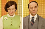 Peggy Olsen and Pete Campbell 1969 Mad Men Season 7 | Mad men peggy ...