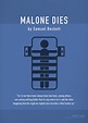 Malone Dies by Samuel Beckett Greatest Books Ever Art Print Series 271 ...