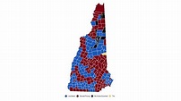NH Election results 2020: Maps show how towns voted for president