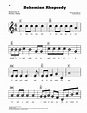 Bohemian Rhapsody Sheet Music | Queen | E-Z Play Today