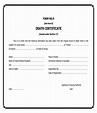 FREE 10+ Death Certificate Form Samples, PDF, MS Word, Google Docs