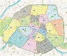 Carte de Paris par arrondissement | Arts et Voyages