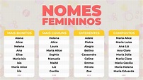 Top 300 Nomes Femininos para escolher em 2024