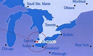 Windsor Ontario Canada Map - Printable Map