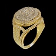 14k Gold Fancy Ring with cubic zirconia