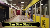 Metro Station San Siro Stadio - Milan 🇮🇹 - Walkthrough 🚶 - YouTube