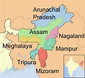 Northeast India is a region consisting of seven states and bordering ...
